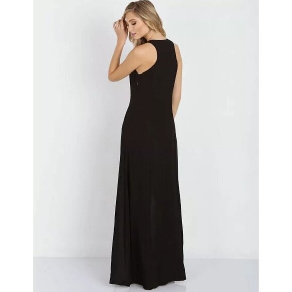 Stone Cold Fox Owen Gown Maxi Dress In Black Size 1 Small - Picture 5 of 12